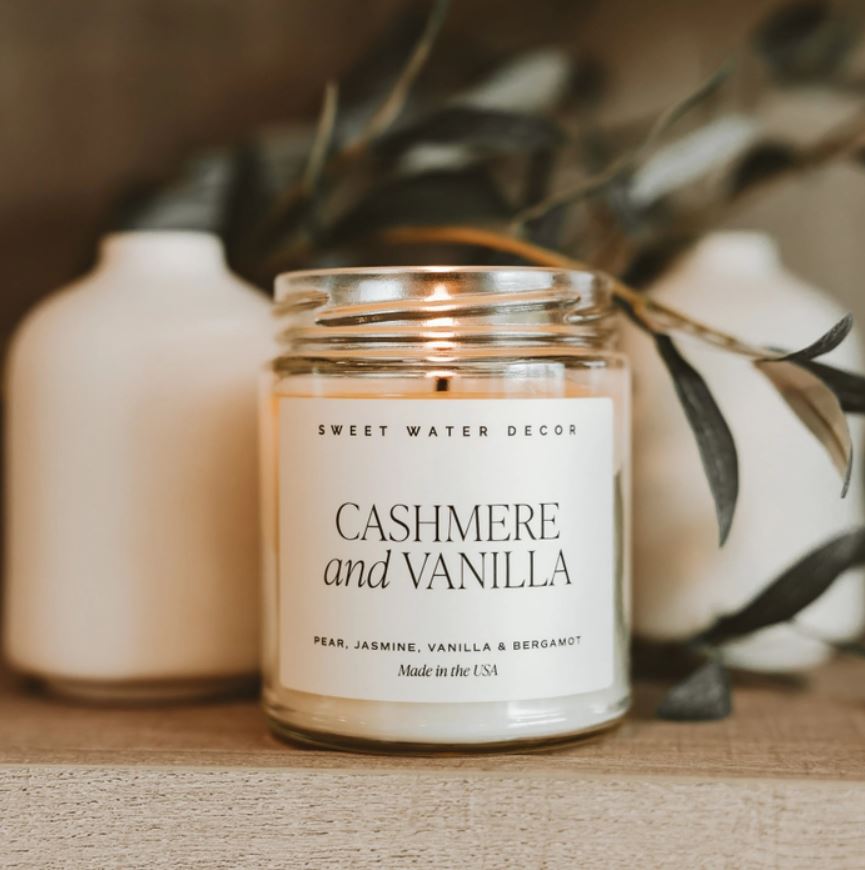 Cashmere and Vanilla 9 Oz Soy Candle