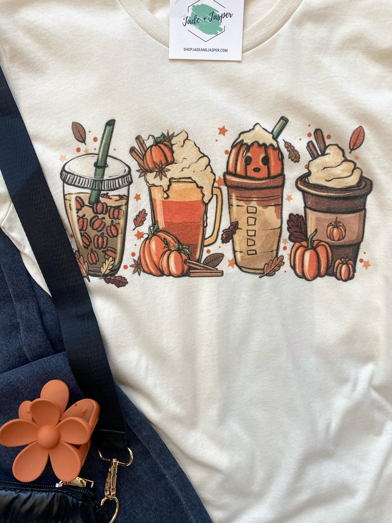 Pumpkin Spice Coffee Graphic Tee