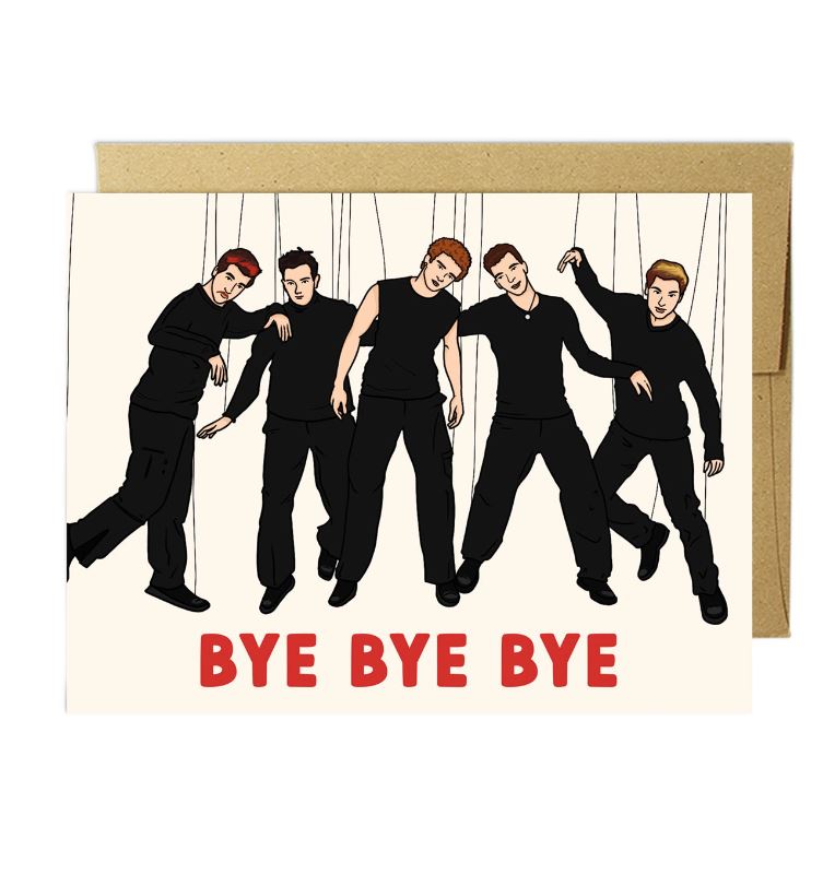 Bye Bye Bye Everyday Greeting Card