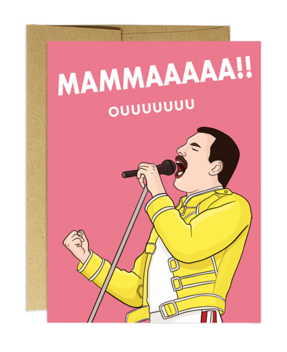 Freddie Mama Greeting Card