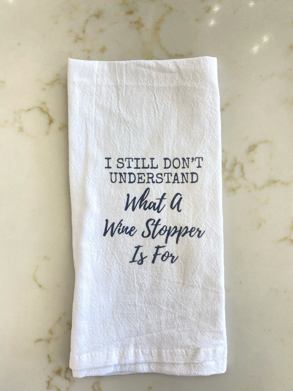 Wine Stopper Kitchen Towel