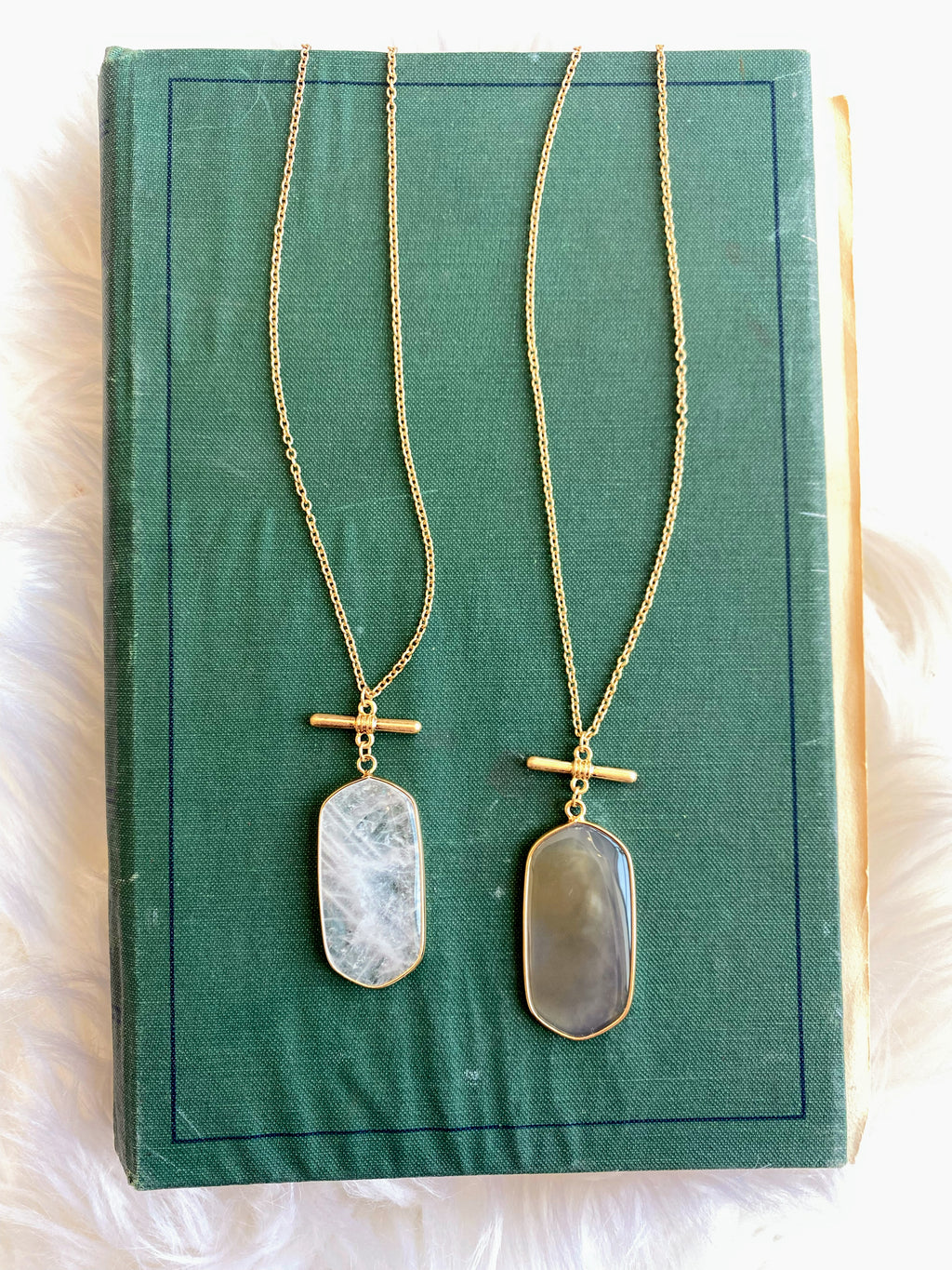 Looking Glass Long Layered Necklace | 2 Colors