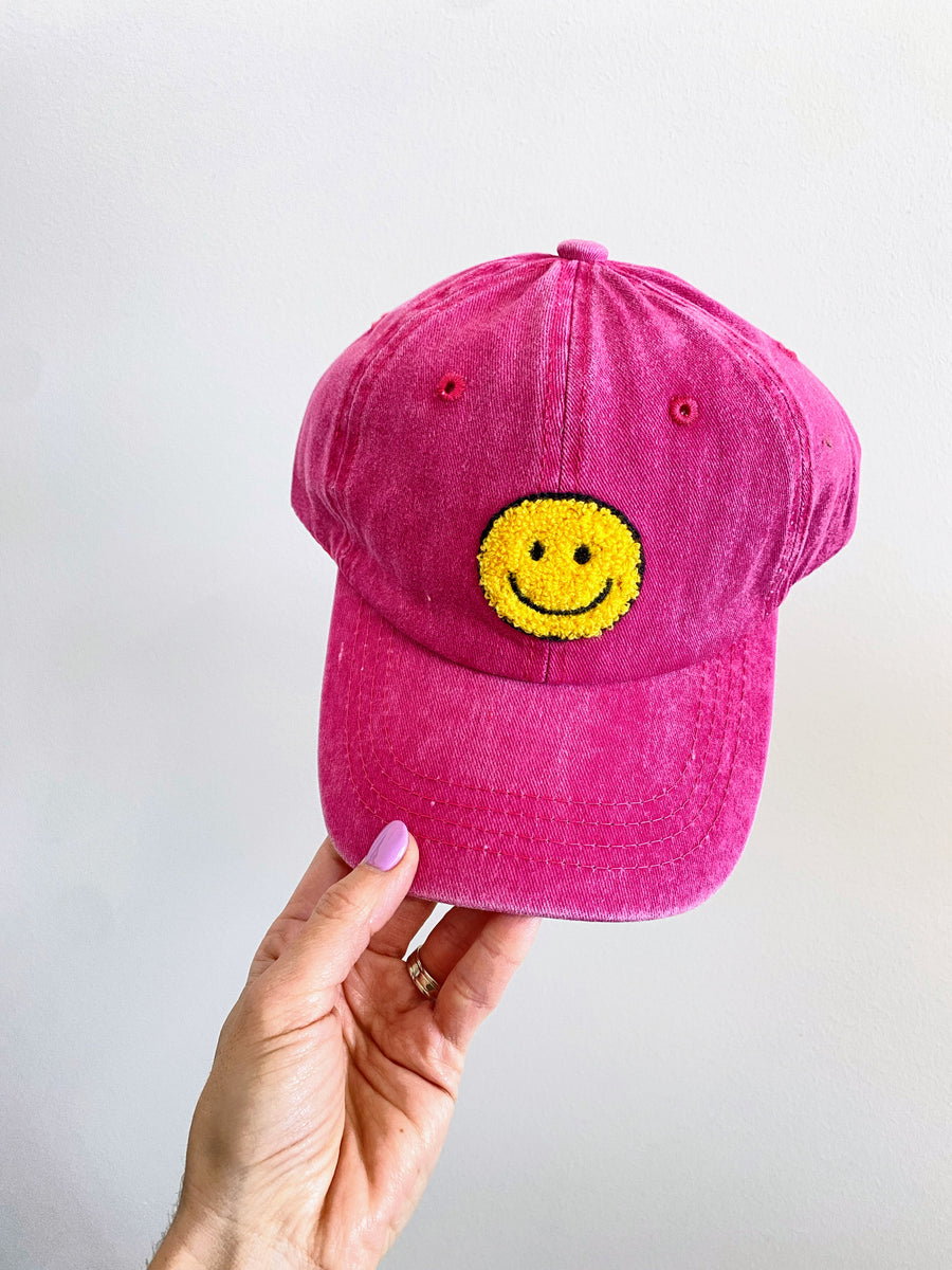 AH MURDERZ “ Chenille SMILE ” 6PANEL CAP - 帽子
