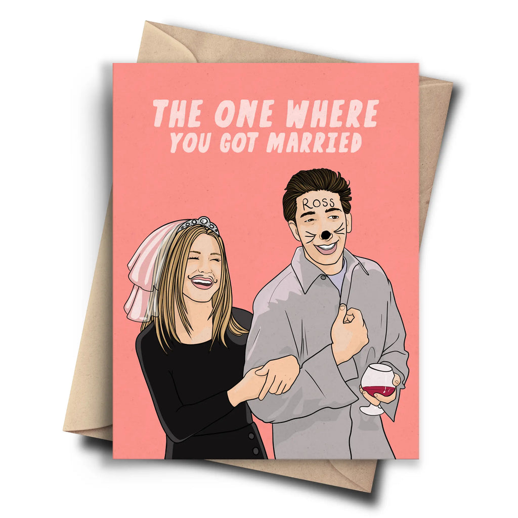 The One Where You Got Married - Bridal Shower Card